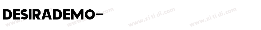 desirademo字体转换