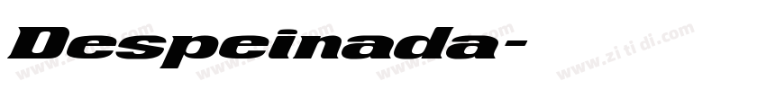 Despeinada字体转换