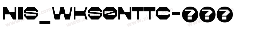 NIS_WKS0Nttc字体转换