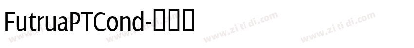 FutruaPTCond字体转换