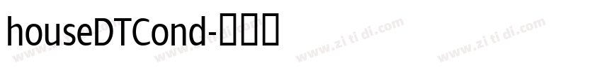 houseDTCond字体转换