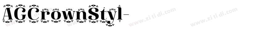 AGCrownStyl字体转换