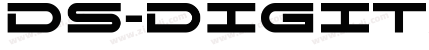 DS-Digital-Bold字体转换
