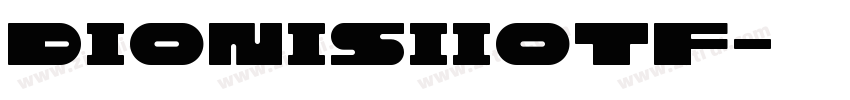 DionisiiOTF字体转换