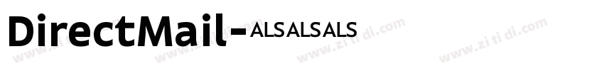 DirectMail字体转换