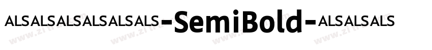 極影毀片熒圓-SemiBold字体转换