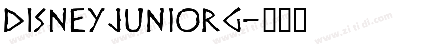 DisneyJuniorG字体转换