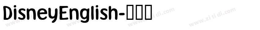 DisneyEnglish字体转换