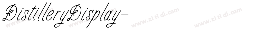 DistilleryDisplay字体转换
