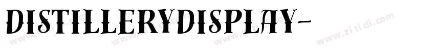 DistilleryDisplay字体转换