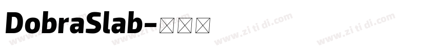 DobraSlab字体转换