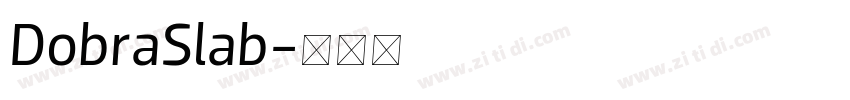 DobraSlab字体转换