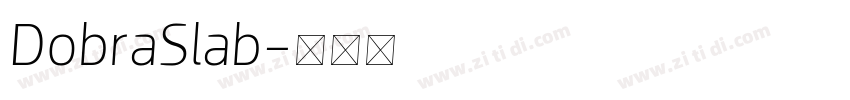 DobraSlab字体转换