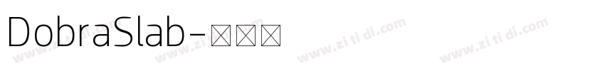 DobraSlab字体转换