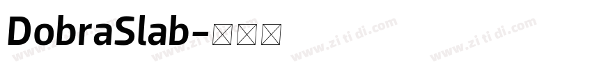 DobraSlab字体转换