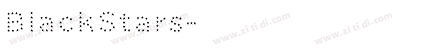 BlackStars字体转换