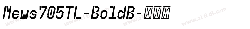 News705TL-BoldB字体转换