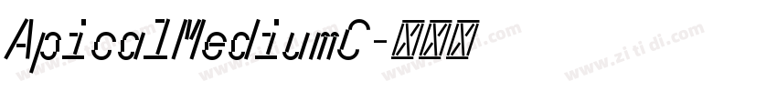 ApicalMediumC字体转换