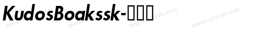 KudosBoakssk字体转换