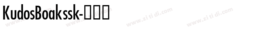 KudosBoakssk字体转换