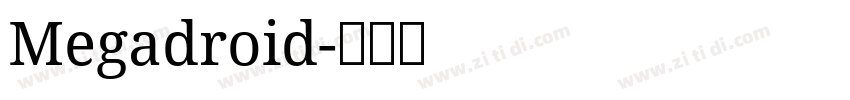 Megadroid字体转换