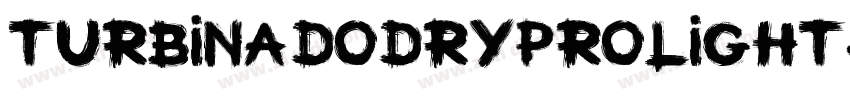 turbinadoDryProLight字体转换