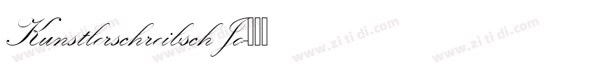 KunstlerschreibschJo字体转换
