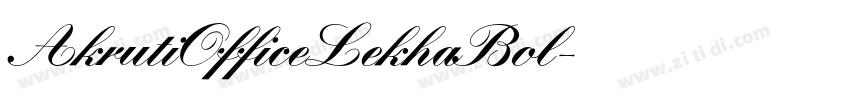AkrutiOfficeLekhaBol字体转换