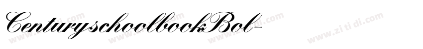 CenturyschoolbookBol字体转换