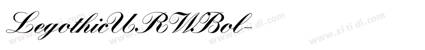 LegothicURWBol字体转换