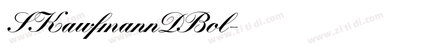 SKaufmannDBol字体转换