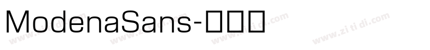 ModenaSans字体转换