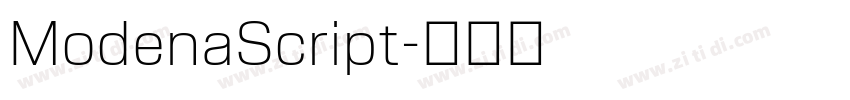 ModenaScript字体转换