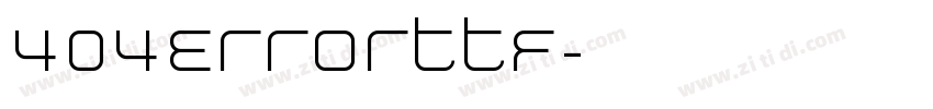 404errorttf字体转换