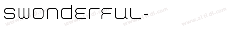 Swonderful字体转换