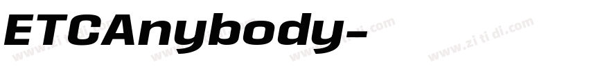 ETCAnybody字体转换