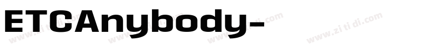 ETCAnybody字体转换