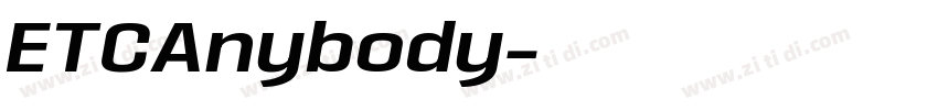 ETCAnybody字体转换