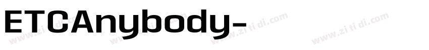 ETCAnybody字体转换