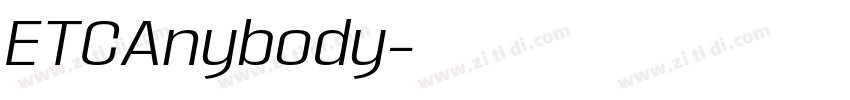 ETCAnybody字体转换