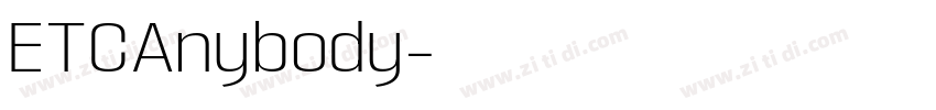 ETCAnybody字体转换