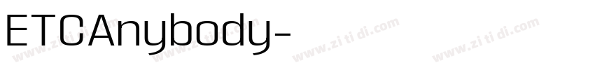 ETCAnybody字体转换