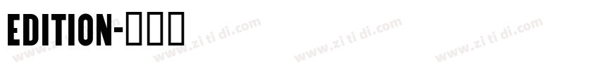 Edition字体转换