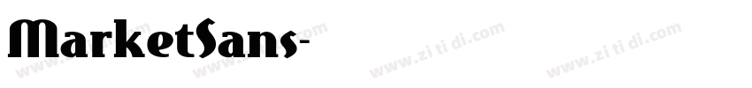MarketSans字体转换