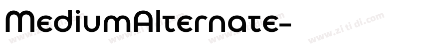 MediumAlternate字体转换