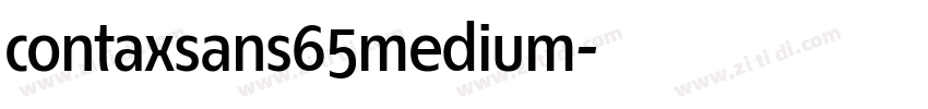 contaxsans65medium字体转换