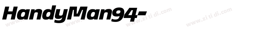 HandyMan94字体转换