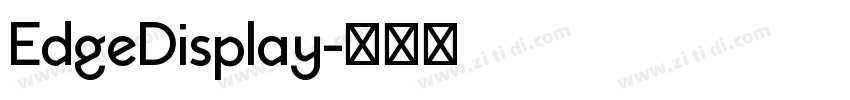 EdgeDisplay字体转换