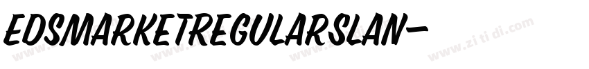 EdsMarketRegularSlan字体转换