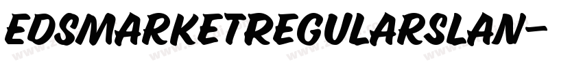 EdsMarketRegularSlan字体转换